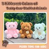 NuomiYue 9" Brown Teddy Bear Stuffed Animal for Girls and