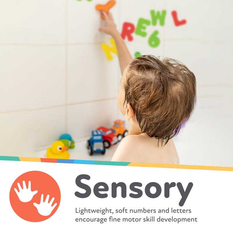 Nuby Foam Bath Letters and Numbers for Toddlers - Bath