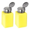HARFINGTON 2pcs Solvent Alcohol Dispensers 180ml(6oz) Push Down Liquid Dispenser