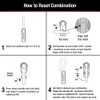 Master Lock Padlock, Set Your Own Combination TSA Accepted Luggage