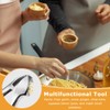 Premium Garlic Press, Heavy Duty Stainless Steel Garlic Crusher and