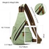 Canvas Sling Bag - Small Crossbody Backpack Shoulder Casual Daypack