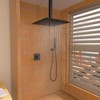 NPYSVSSS 2 Way Push Button Thermostatic Shower Diverter Mixing Valve,