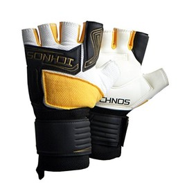 ICHNOS Futsal adult size cropped fingers five-a-side goalkeeper gloves (9)