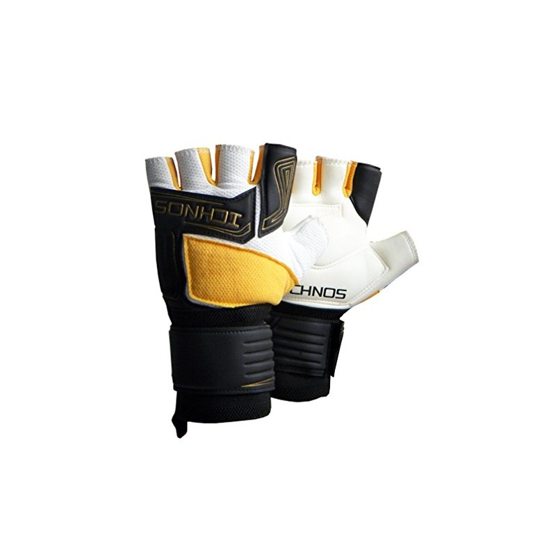 ICHNOS Futsal adult size cropped fingers five-a-side goalkeeper gloves (9)