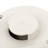 LST 2 x condensation chimney cap light grey heater for