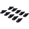 10PCS Shark Fin Kit Spoiler Wing Set with Carbon Fiber