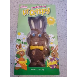Palmer Double Crisp Lil Crispy Milk  Chocolate Easter Bunny~2.5oz~Ne