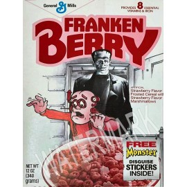Frankenberry Monster Cereal Box High Quality Metal Fridge Magnet 3x4 7653