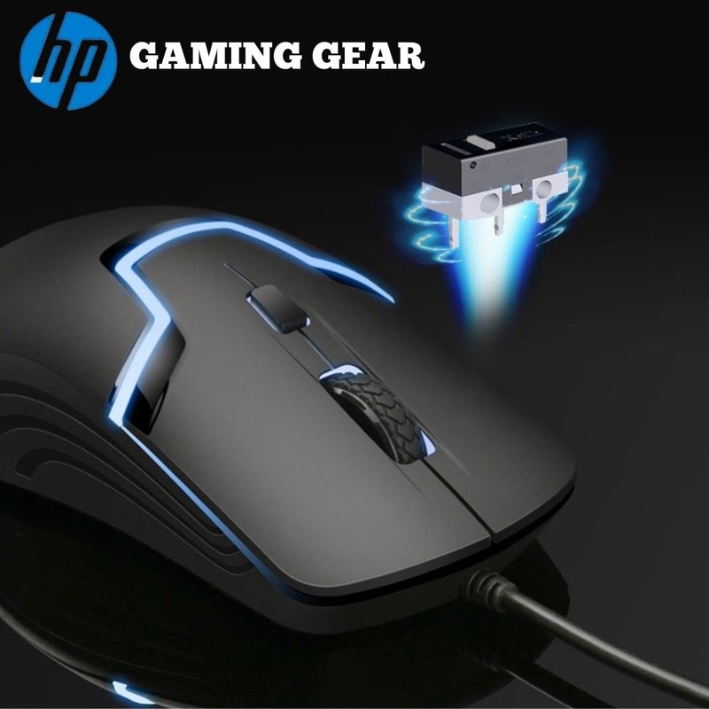 HP M100S RGB Gaming Mouse | Wired USB 3.0 Ergonomic