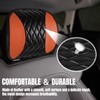 Hovom 2PCS Car Headrest Cover, Soft Breathable Leather Cars Front