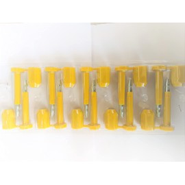 High Security Bolt Seal for Trucks and Containers (Yellow) - Pack of 10 - No Import Fees/Deposit
