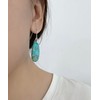 SELOVO Women Girls Blue Turquoise Stone Fishhoop Dangle Drop Earrings