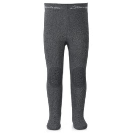 Sterntaler Tights for Babies and Toddlers, Slipper Sole, Age: 1-2 years, Size: 86, Anthracite
