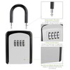 KeeKit Key Lock Box, Key Safe Box with Removable Shackle,