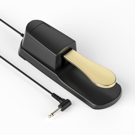 Universal Sustain Piano Foot Pedal for MIDI Keyboards, Digital Pianos, Yamaha, Roland and More