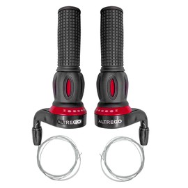 Piago Mandos Bicicleta Doble De Fricción Cambios 7 Velocidades Negro (Rojo)