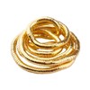 Goohopsun Chunky Gold Bendable Snake Necklace for Women Men, Infinite