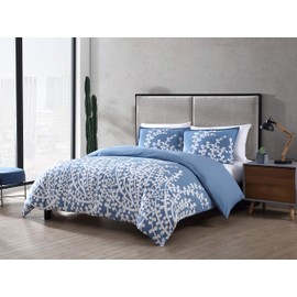 City Scene French Blue Branches Duvet Set F/Q, Full/Queen,166353