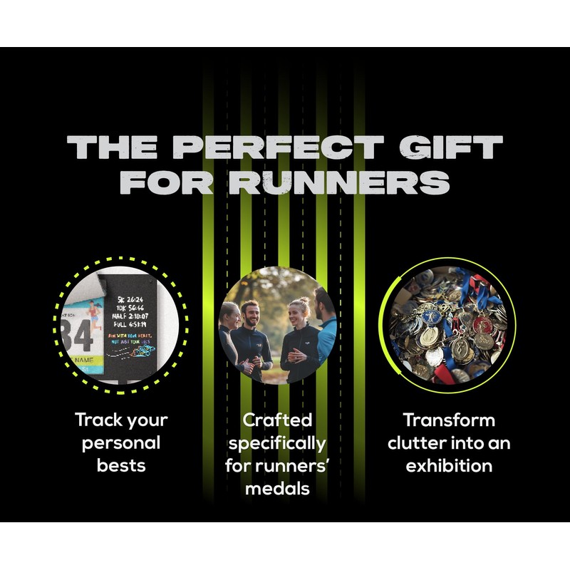 BLAUBECK Medal Hanger Display for Runners, Marathon Medal Holder Display