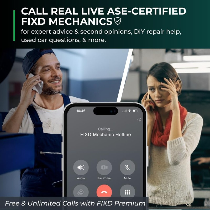 FIXD Bluetooth OBD2 Scanner for iPhone & Android - Diagnostic