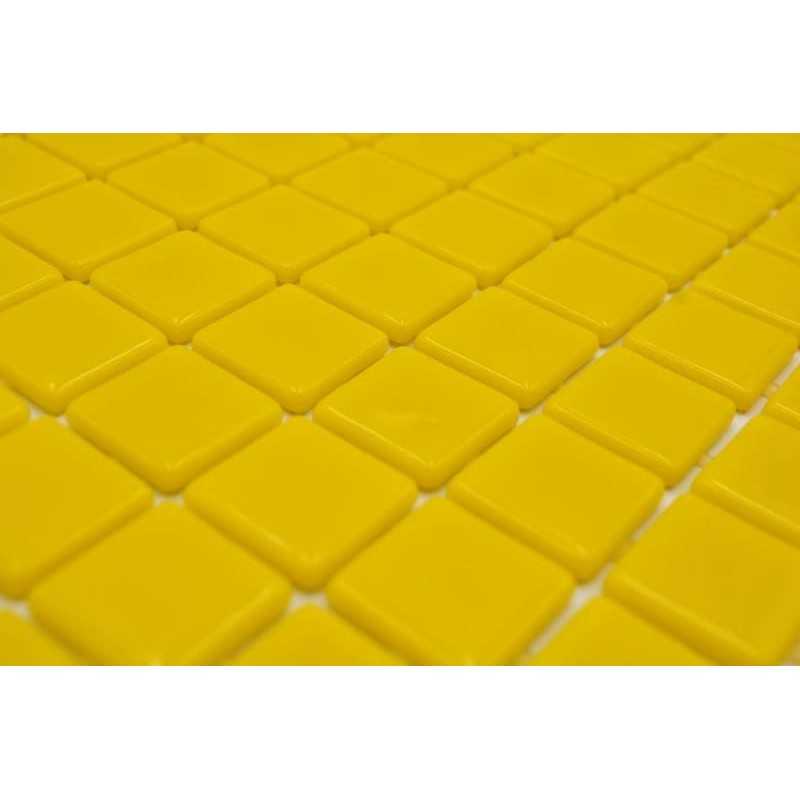 Swimming Pool Mosaic Glass Mosaic Yellow Glossy Wall Floor Kitchen