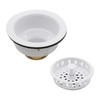 Westbrass A2165-50 4-1/4" OD Post Style Large Kitchen Basket Strainer