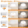 slochi 4Pack Motion Sensor Light Indoor Wired, 8.7 Inch 3000K/4000K/6500K