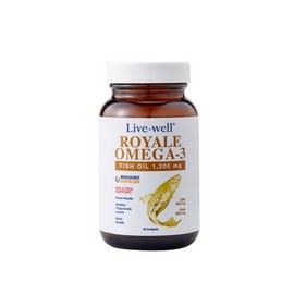 Live-well Royale Omega-3 Fish Oil 30 Softgels