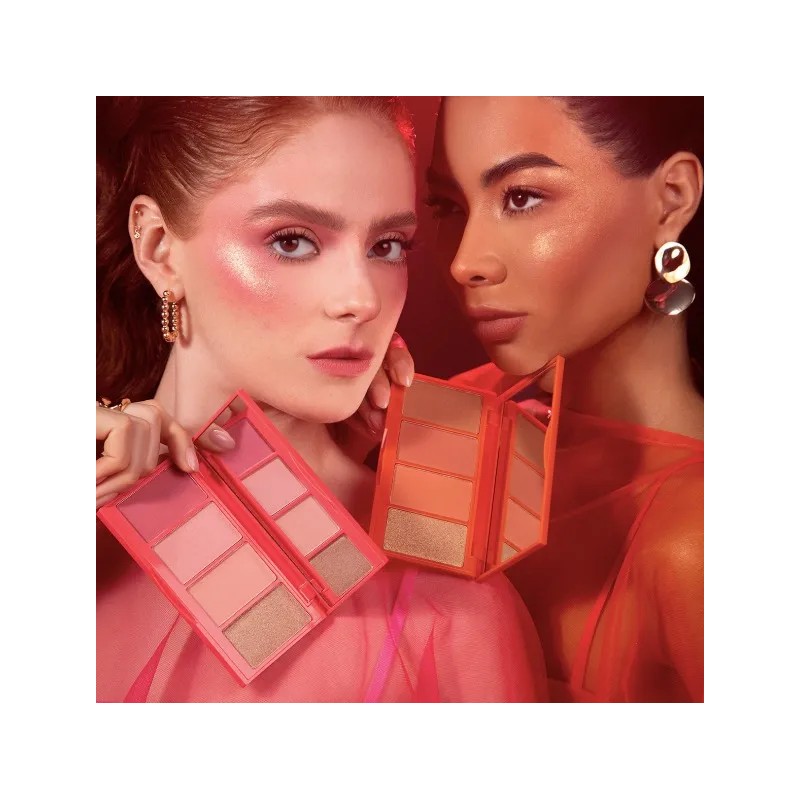 Addictive Blush Palette Rubor Larga Durarion Goc Makeup Tono del