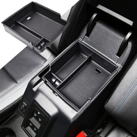 TACORBO Bronco 2022 Center Console Organizer Compatible with 2021 Ford Bronco Accessories, Armrest Secondary Storage Box, Fit Bronco 6th Gen 2 Doors & 4 Doors 2021-2022