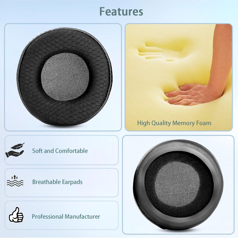 S2 Ear Pads, HAIZEEN Ear Pads Compatible with Betron S2
