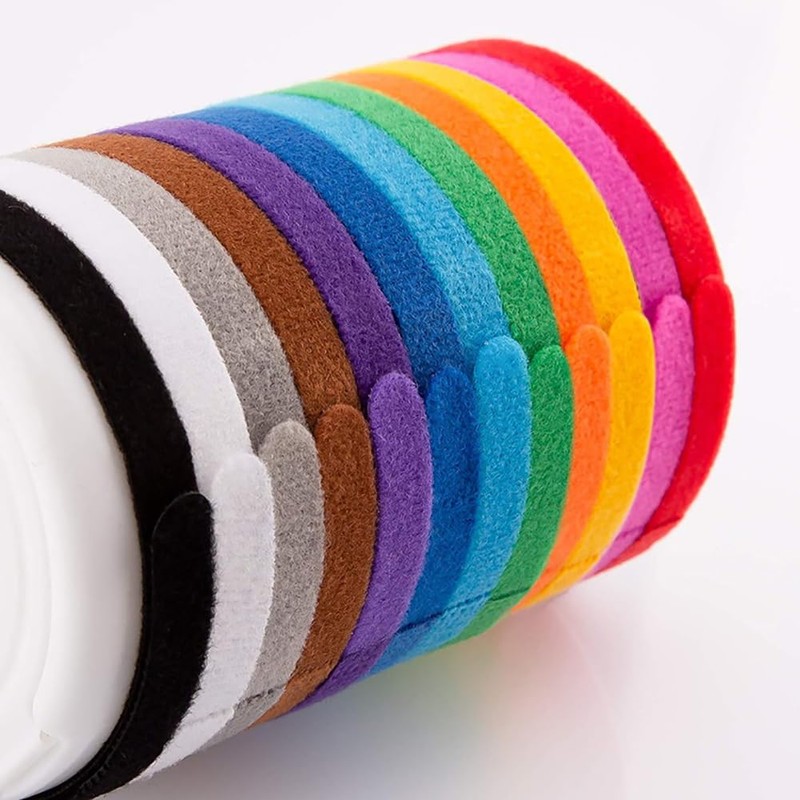 24 Pcs Small Puppy Whelping Collars Thin Dog ID Collars