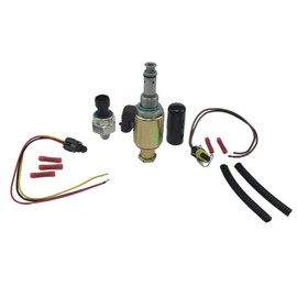 DOPPAPS 7.3 IPR Valve Injector Pressure Regulator- ICP Control Sensor 7.3 Powerstroke with Pigtail Fits For Ford E350 E450 E550 Excursio F250 F350 F450 F550 1995-2003, Replace# F81Z9C968AA 1841217C91