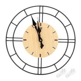 Nordic Modern Fashionable Round Wall Clock Living Room Mute Clock Home Decoration