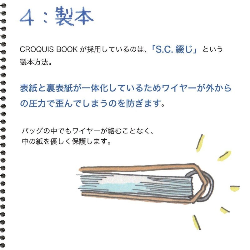 Maruman S162 Pocket Crocky, Cream Cotton Paper