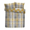 Dreams & Drapes Colville Check-100% Brushed Duvet Cover Set, 100%