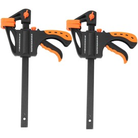 E-Value ERC-150M Resin Quick Bar Clamp Mouth Opening Approx. 5.9 inches (150 mm) Depth 2.5 inches (63 mm) (Set of 2)