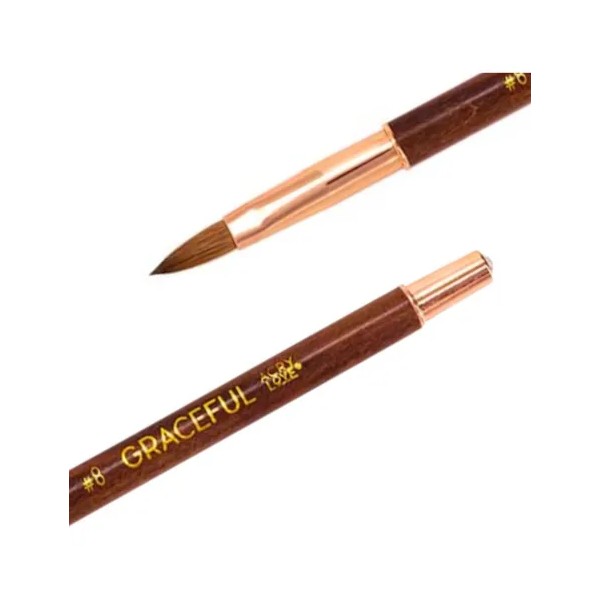 Acry Love Pincel Graceful #8 Cerdas 100% Kolinsky