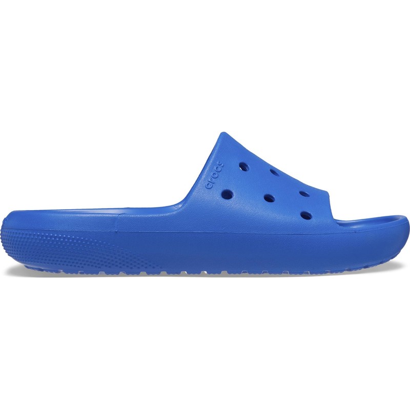 Crocs Unisex's Slides, Blue Bolt, 11/11.5 UK