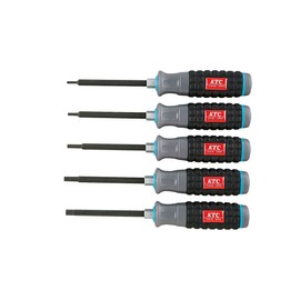 Kyoto Machine Tools (KTC) Resin Handle Hexagon Screwdriver Set, Set of 5 TD1H5