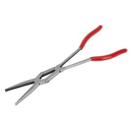 Sealey Ak8590 Flat Nose Pliers Double Joint Long Reach 335Mm