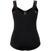 Ulla Popken Ladies Plus Size Plus Size Shaping Bodysuit Houndstooth