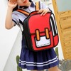 Kawaii Backpack Cute Cartoon 3D Jump Style 2D Drawing from