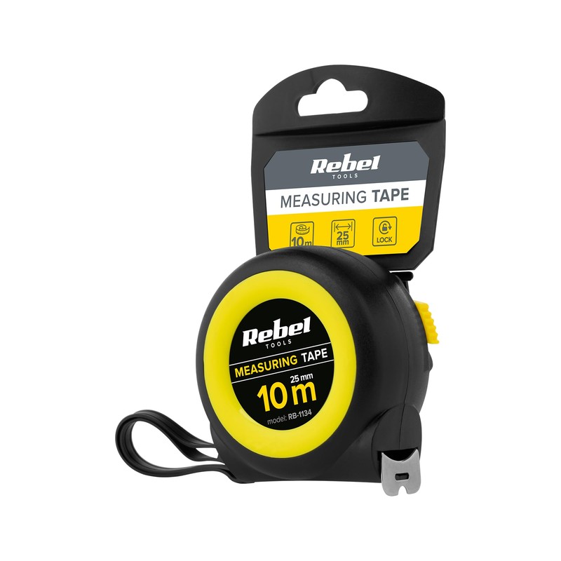 Rebel RB-1134 Professional Heavy Duty Tape Measure with Reel System
