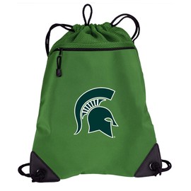 Broad Bay Michigan State Cinch Pack Michigan State Cinch Backpack UNIQUE MESH & MICROFIBER