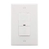 EATON Wiring OS306U-W 600W Wall Mount Occupancy Vacancy Sensor, White