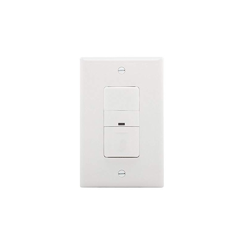 EATON Wiring OS306U-W 600W Wall Mount Occupancy Vacancy Sensor, White