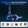 Deburring External Chamfer Tool, Remove BurrTools with Quick Release Shank,