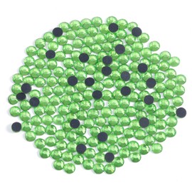 6000PCS Hotfix Rhinestones Bulk, Light Green Rhinestones for Crafts Clothes,Hotfix Crystals DIY Decoration, SS10, 2.7-2.9mm